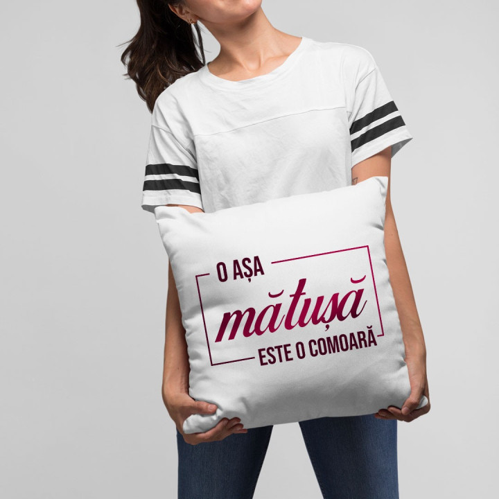 O așa mătușă este o comoară - pernă