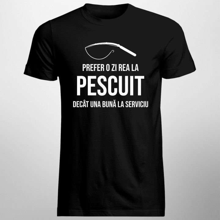 Prefer o zi rea la pescuit 