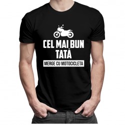Cel mai bun tată merge cu motocicleta - T-shirt pentru bărbați
