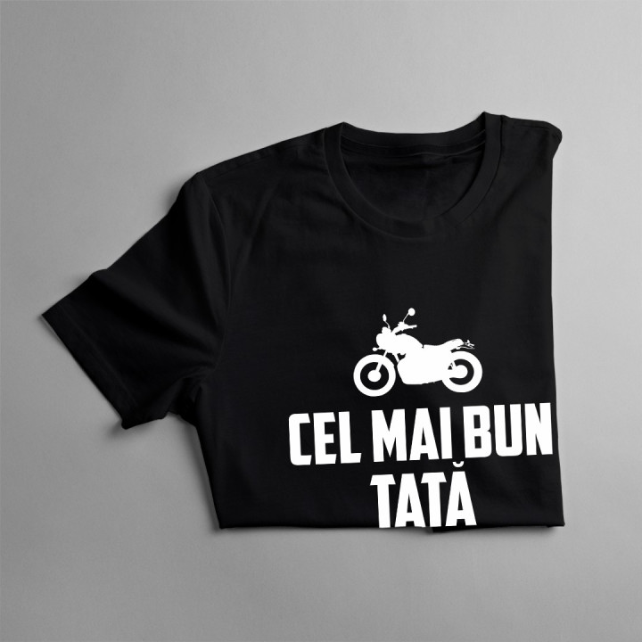 Cel mai bun tată merge cu motocicleta - T-shirt pentru bărbați