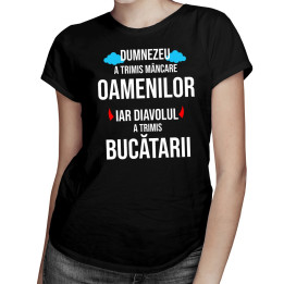 Dumnezeu a trimis mâncare oamenilor - T-shirt pentru bărbați și femei