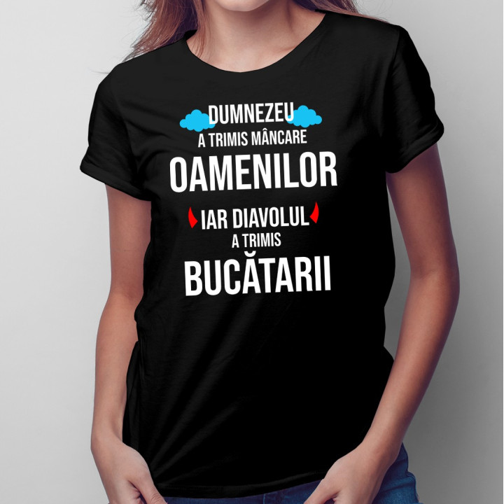 Dumnezeu a trimis mâncare oamenilor - T-shirt pentru bărbați și femei