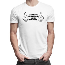 Mai bun bunic din lume - tricou bărbătesc cu imprimeu
