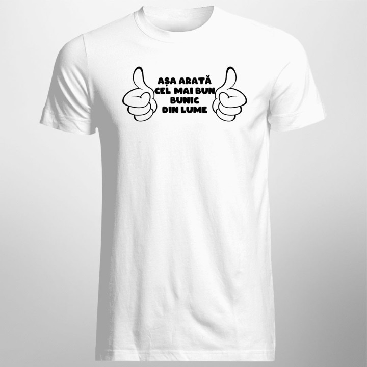Mai bun bunic din lume - tricou bărbătesc cu imprimeu