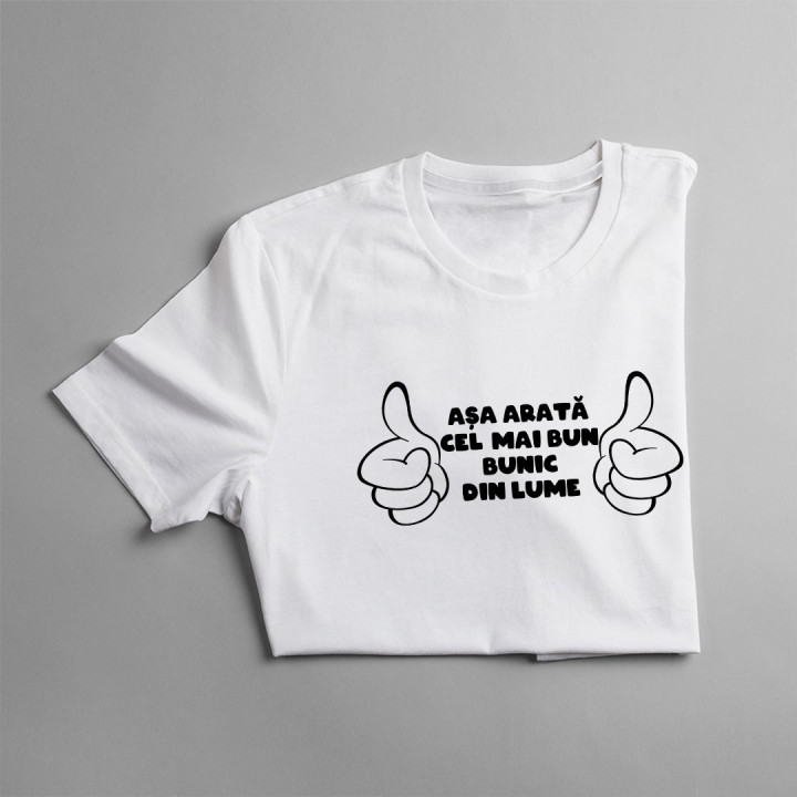Mai bun bunic din lume - tricou bărbătesc cu imprimeu
