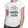 Cel mai bun partener pentru ciclism - T-shirt pentru femei