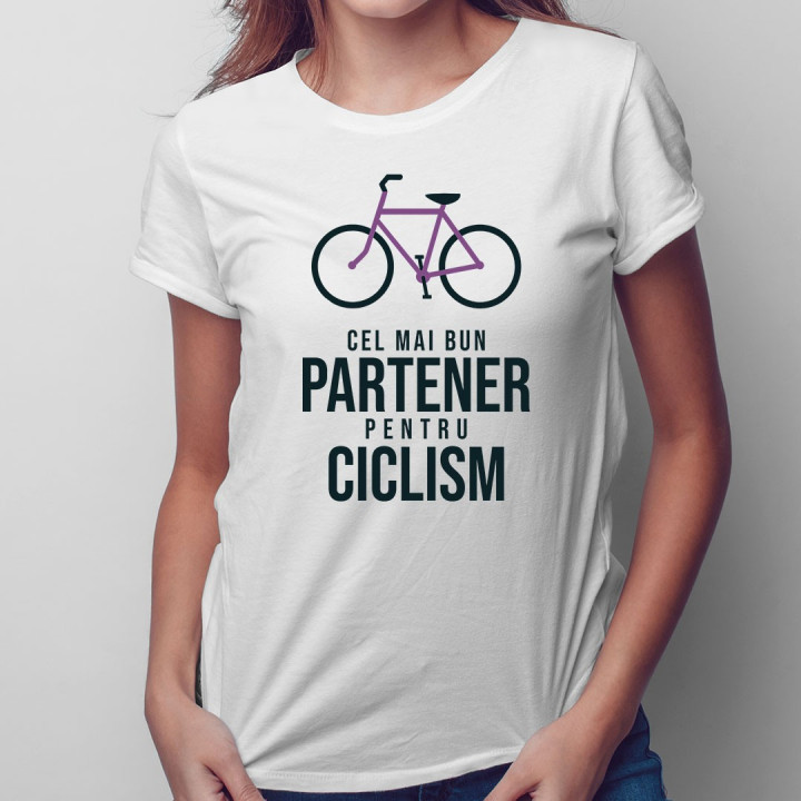 Cel mai bun partener pentru ciclism - T-shirt pentru femei