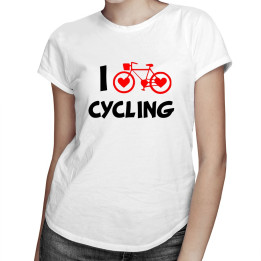 I love cycling - T-shirt pentru femei