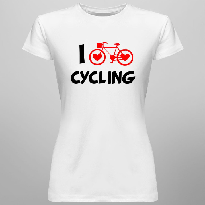 I love cycling - T-shirt pentru femei