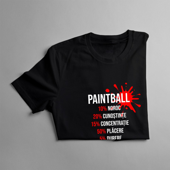Paintball: 100% - T-shirt pentru femei cu imprimeu