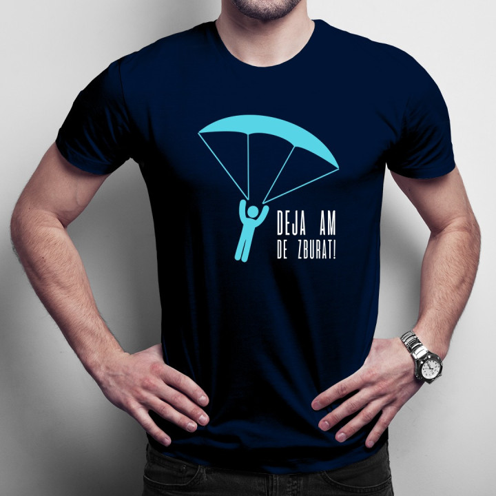 Deja am de zburat! - T-shirt pentru bărbați cu imprimeu