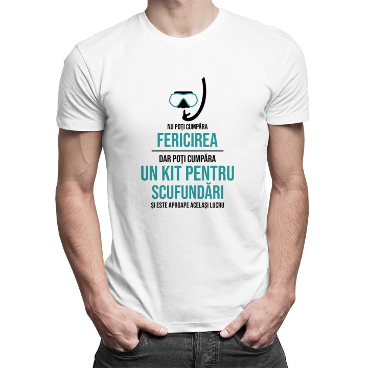 Poţi cumpăra un kit pentru scufundări - T-shirt pentru bărbați cu imprimeu