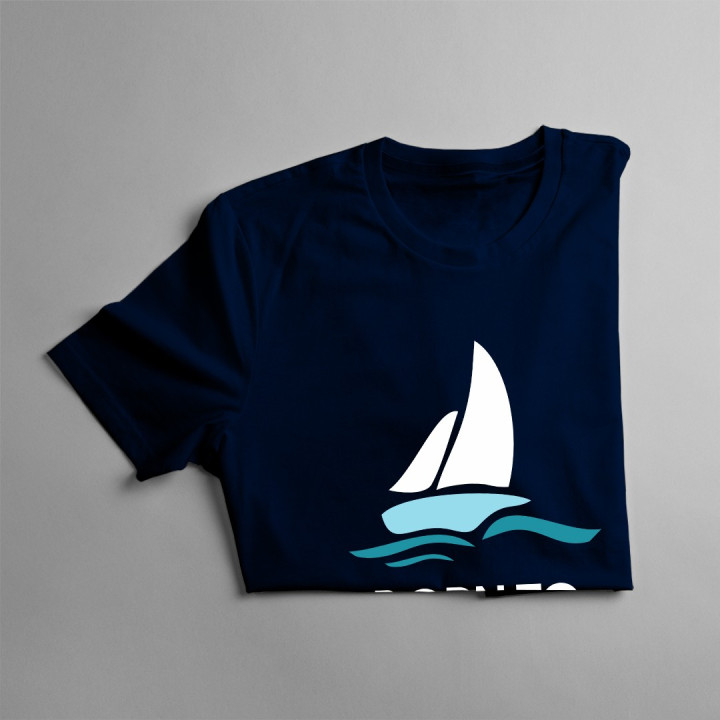 Born to sail - T-shirt pentru femei cu imprimeu