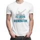 În gând joc badmington - T-shirt pentru bărbați cu imprimeu
