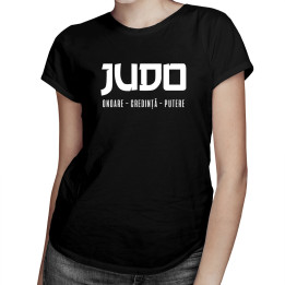 Judo - onoare - credință - putere - T-shirt pentru femei cu imprimeu