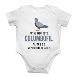 Tatăl meu este columbofil - body pentru copii