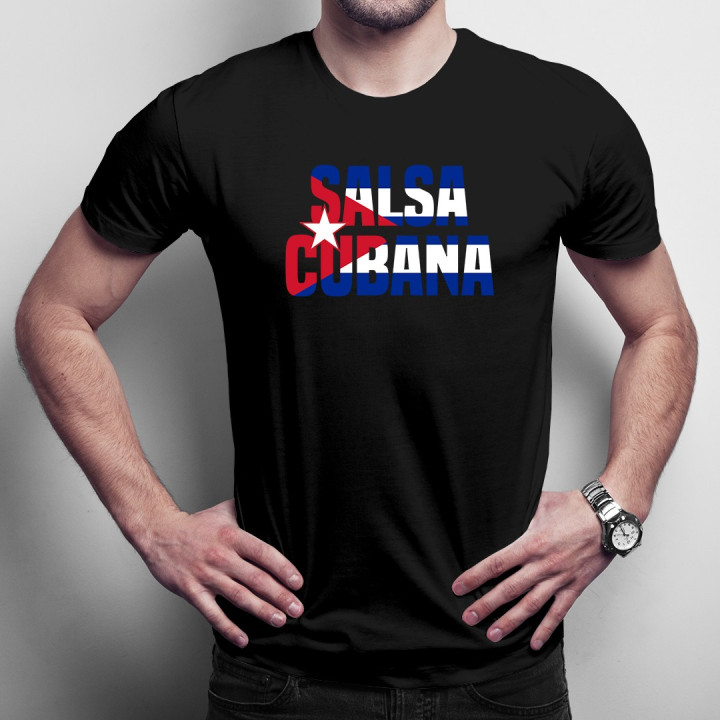 Salsa cubana - T-shirt pentru bărbați cu imprimeu