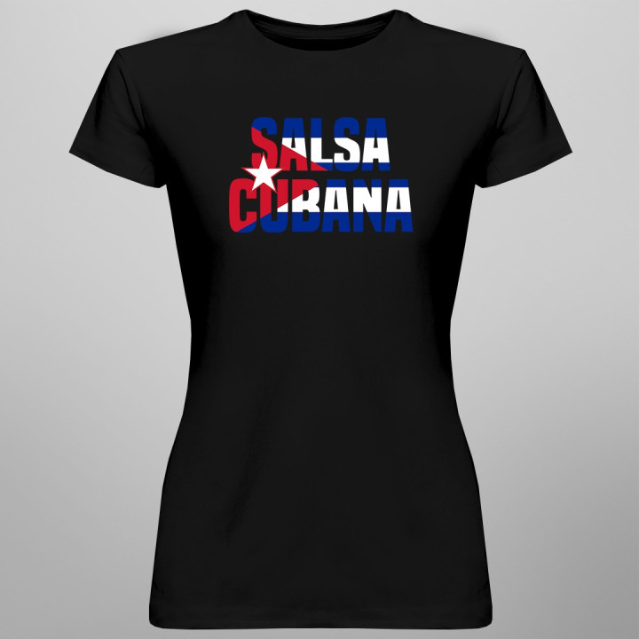 Salsa cubana - T-shirt pentru femei cu imprimeu