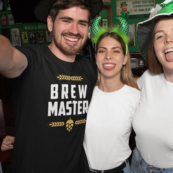 Brewmaster - T-shirt pentru bărbați cu imprimeu