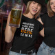 Arăți de parcă ai vrea să bei bere cu mine - tricou pentru femei cu imprimeu