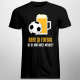 Bere și fotbal - de ce mai aveți nevoie? - tricou bărbătesc cu imprimeu