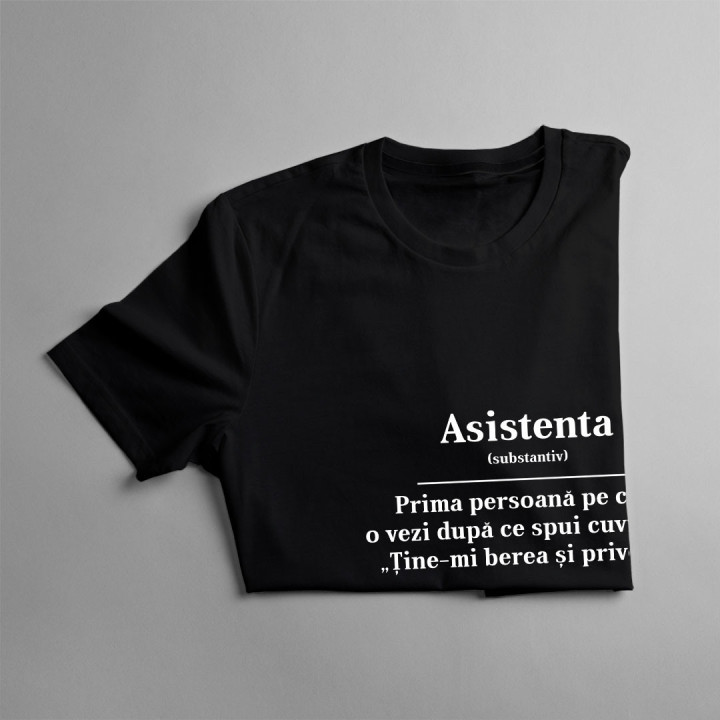 Asistenta - tricou pentru femei cu imprimeu