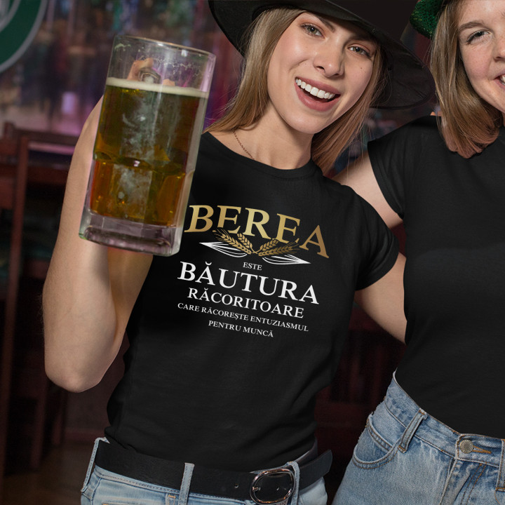 Berea este băutura răcoritoare care răcorește - tricou pentru femei cu imprimeu