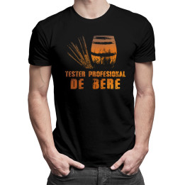 Tester profesional de bere - tricou bărbătesc cu imprimeu