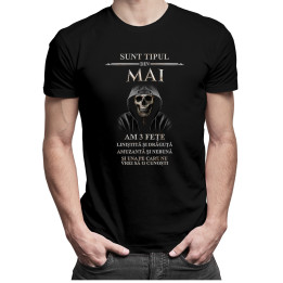 Sunt tipul din mai. Am 3 fețe - T-shirt pentru bărbați