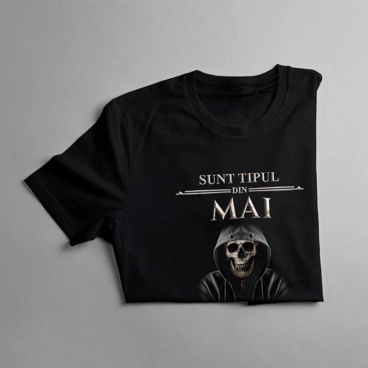 Sunt tipul din mai. Am 3 fețe - T-shirt pentru bărbați