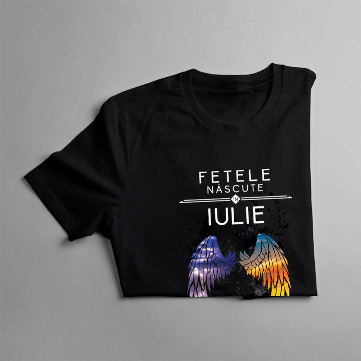 Fetele născute în iulie sunt amestec de raze de soare cu uragane mici - T-shirt pentru femei