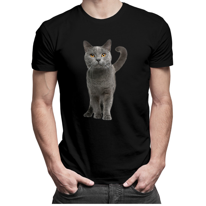 Pisica britanică - T-shirt pentru bărbați