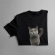Pisica britanică - T-shirt pentru bărbați