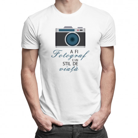 A fi fotograf e un stil de viață - T-shirt pentru bărbați
