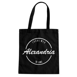 Alexandria - locul meu în lume - Geantă cu imprimeu