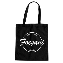 Focșani - locul meu în lume - Geantă cu imprimeu