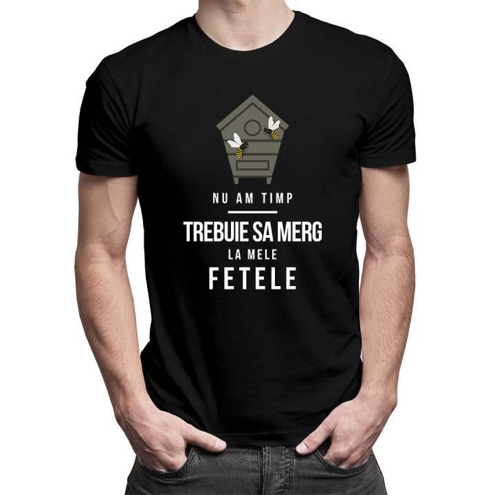 Nu am timp, trebuie sa merg la fetele mele - tricou bărbătesc cu imprimeu