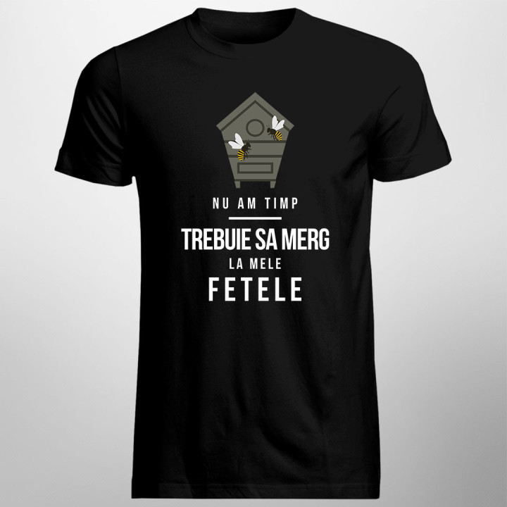 Nu am timp, trebuie sa merg la fetele mele - tricou bărbătesc cu imprimeu