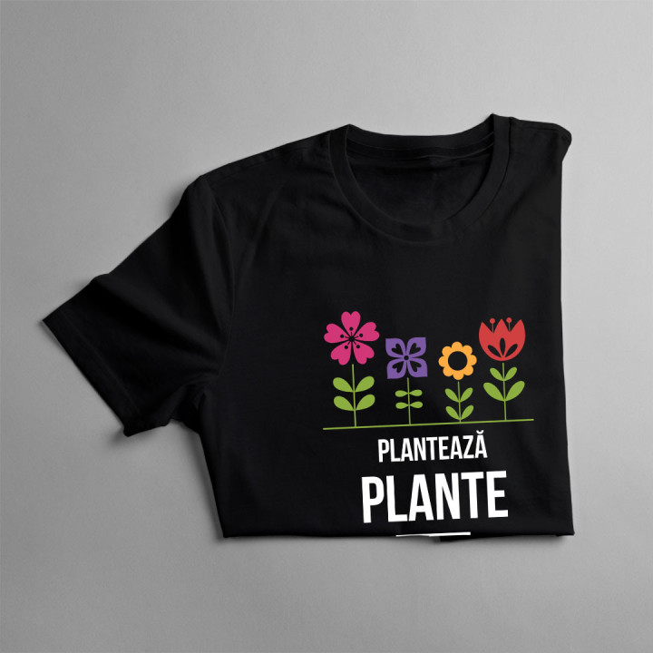 Plantează plante! Salvează albinele! - tricou bărbătesc cu imprimeu