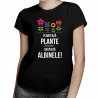 Plantează plante! Salvează albinele! - tricou pentru femei cu imprimeu