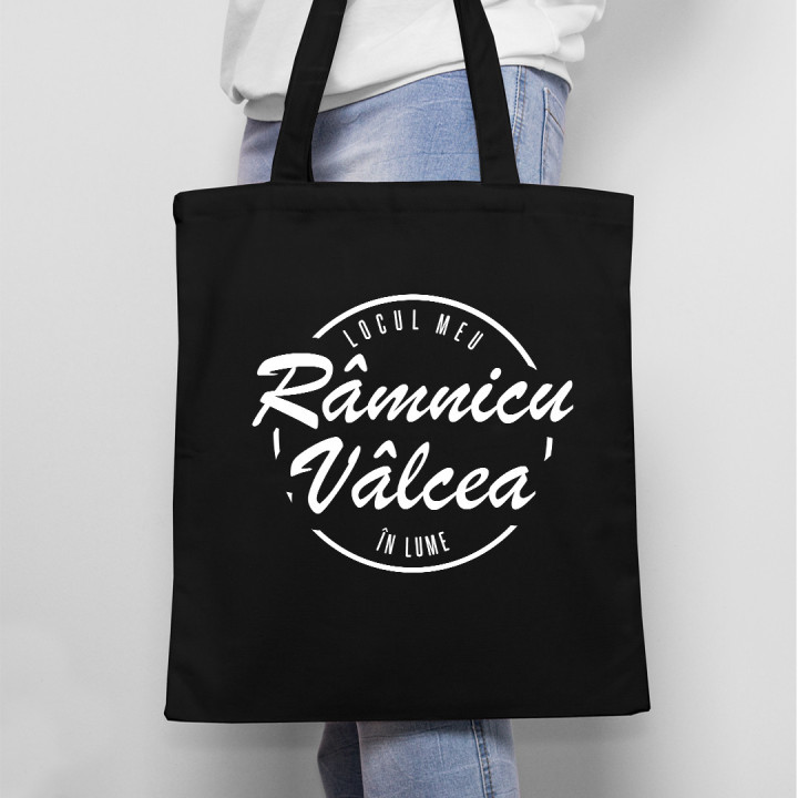Râmnicu Vâlcea - locul meu în lume - Geantă cu imprimeu