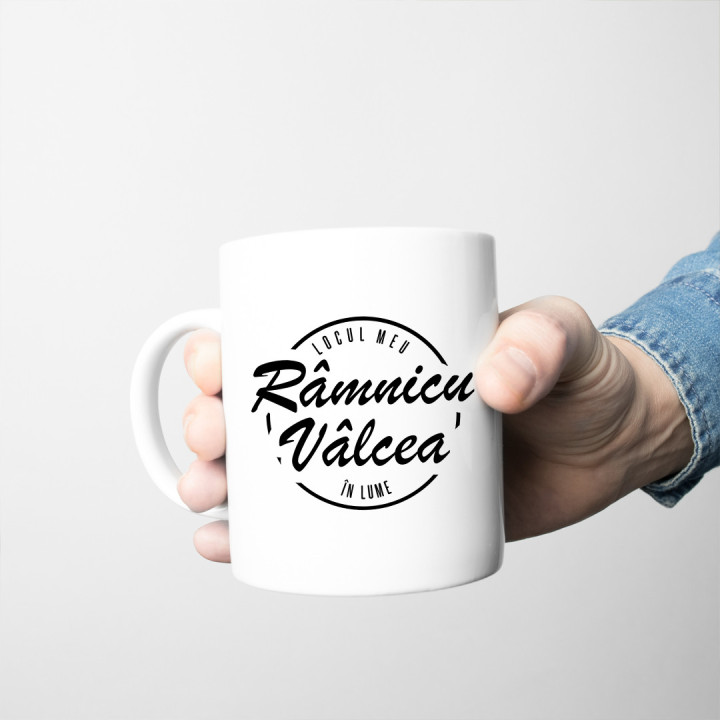 Râmnicu Vâlcea - locul meu în lum - cană