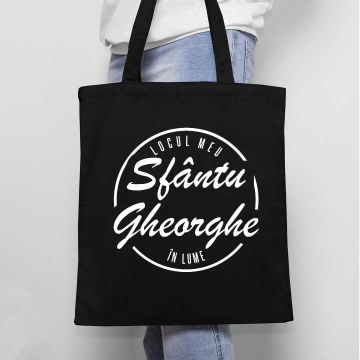 Sfântu Gheorghe - locul meu în lume - Geantă cu imprimeu