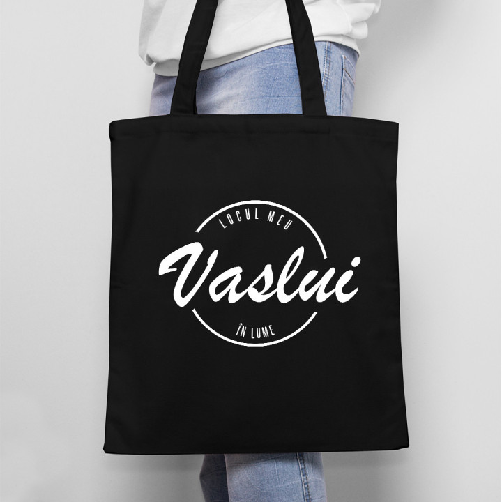 Vaslui - locul meu în lume - Geantă cu imprimeu