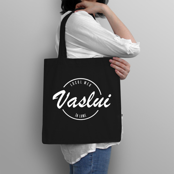Vaslui - locul meu în lume - Geantă cu imprimeu