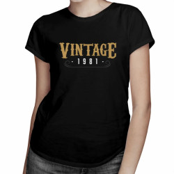 Vintage 1981 - tricou pentru femei cu imprimeu