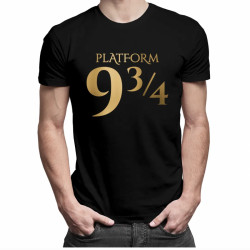 Platform 9 3/4 - T-shirt pentru bărbați cu imprimeu