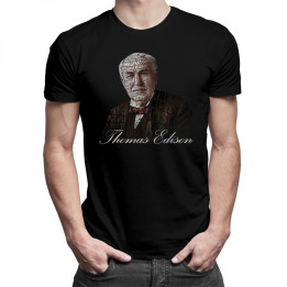 Thomas Edison - tricou pentru bărbați cu imprimeu