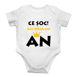 Ce șoc! Am deja un an - body pentru copii