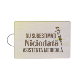 Nu subestimați niciodată asistenta medicală - Tocător cu gravură